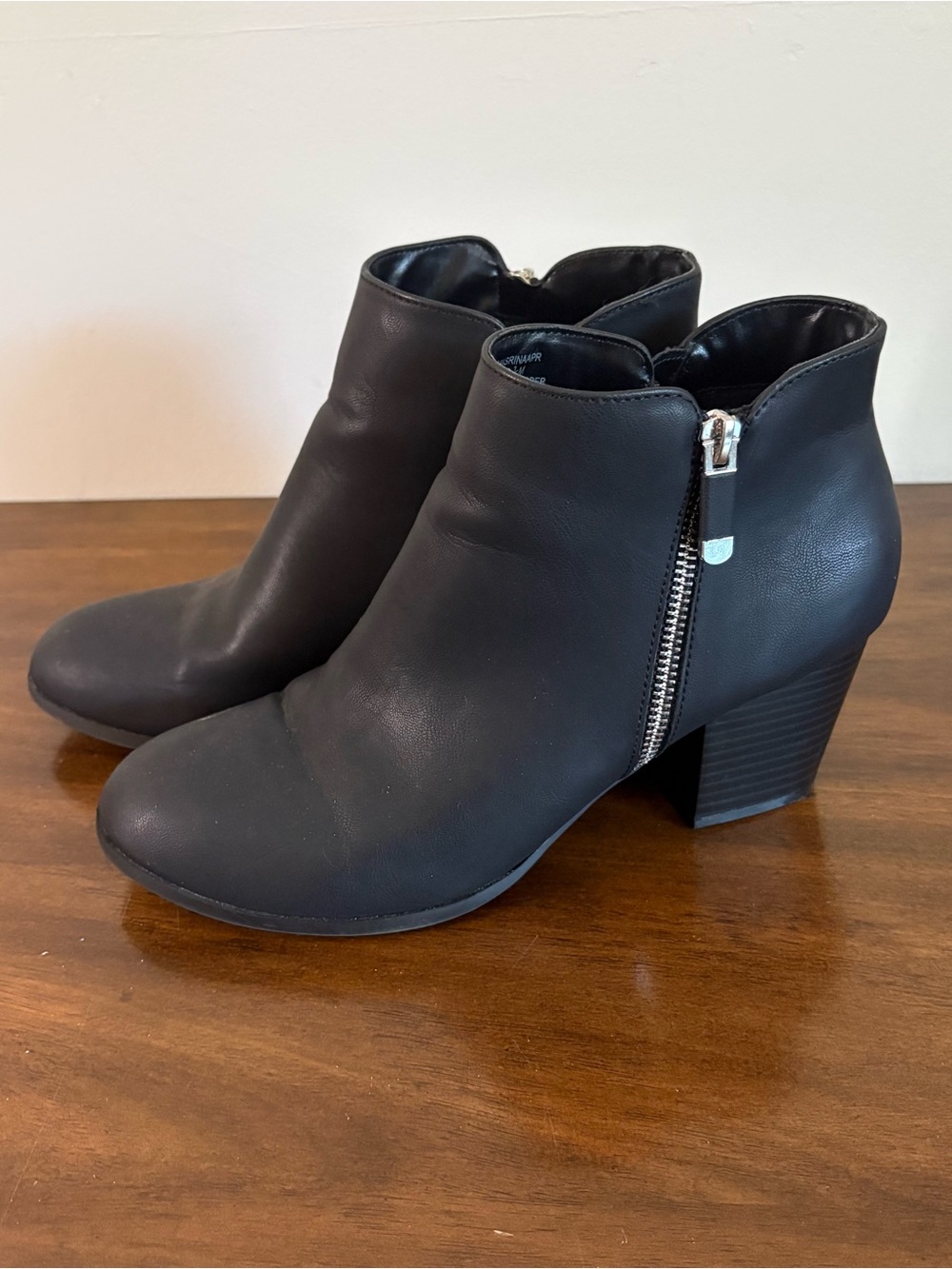 Style & Co Women’s Fall Booties Shoes 8.5 Black Work Formal Minimalist Career